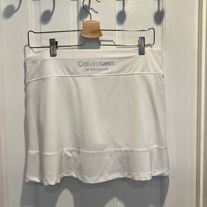Calvin Klein Performance Skort with bike shorts.